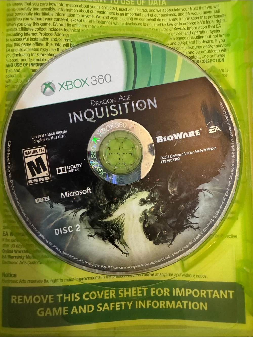 Dragon Age: Inquisition (Microsoft Xbox 360
